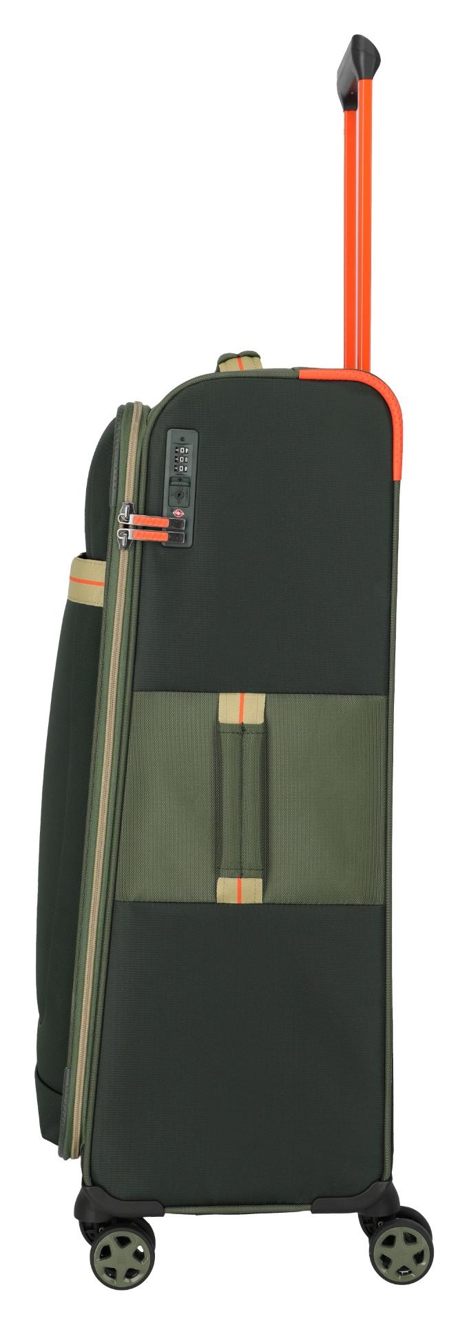 Veľký cestovný kufor Travelite Color Craze L Olive – Obrázok 5