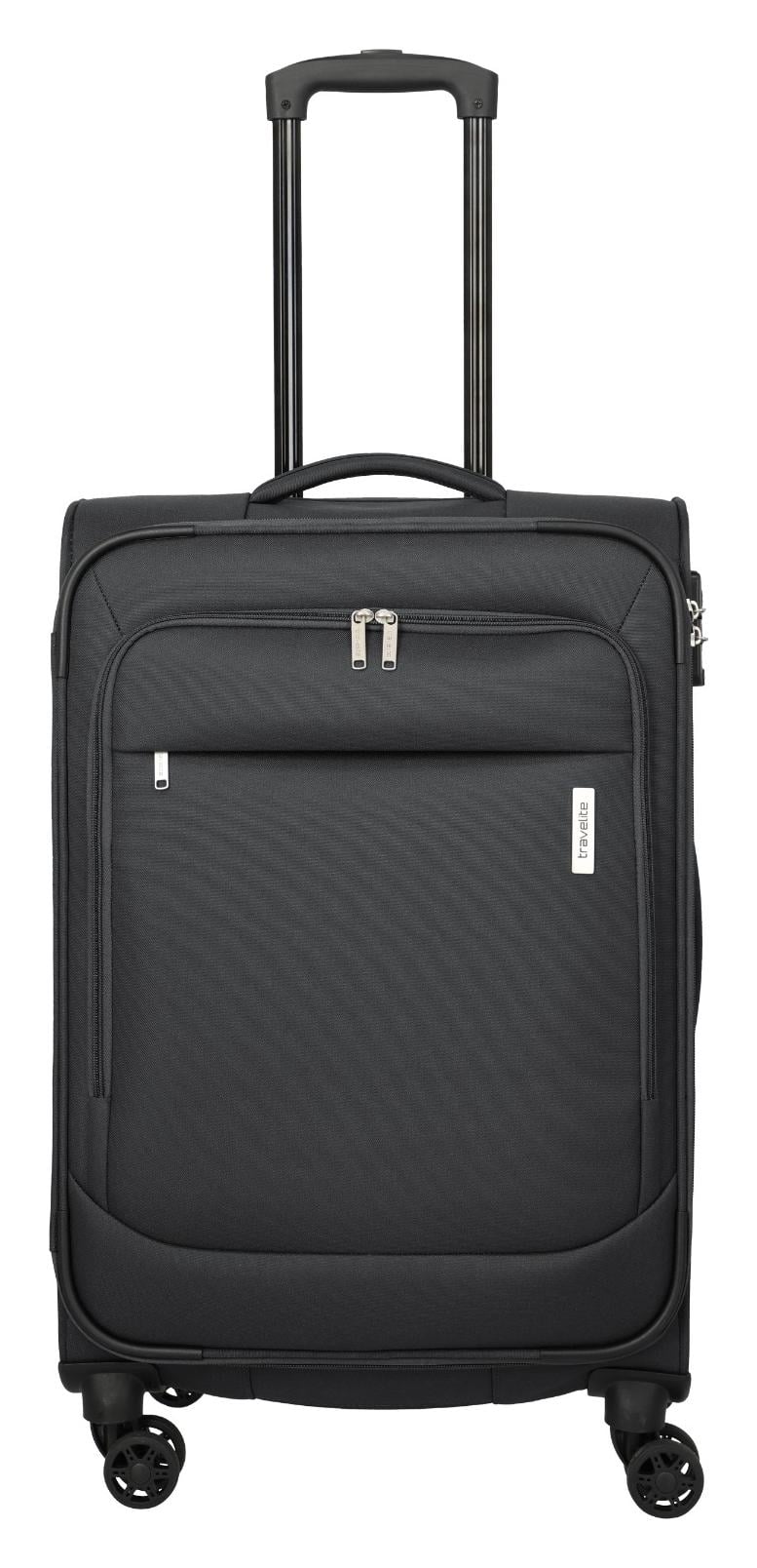 Stredný textilný kufor Travelite Priego M Anthracite