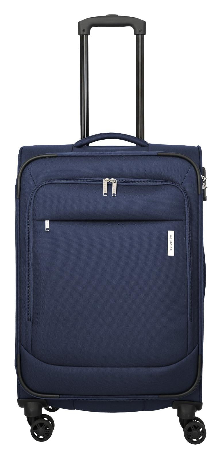 Stredný textilný kufor Travelite Priego M Navy