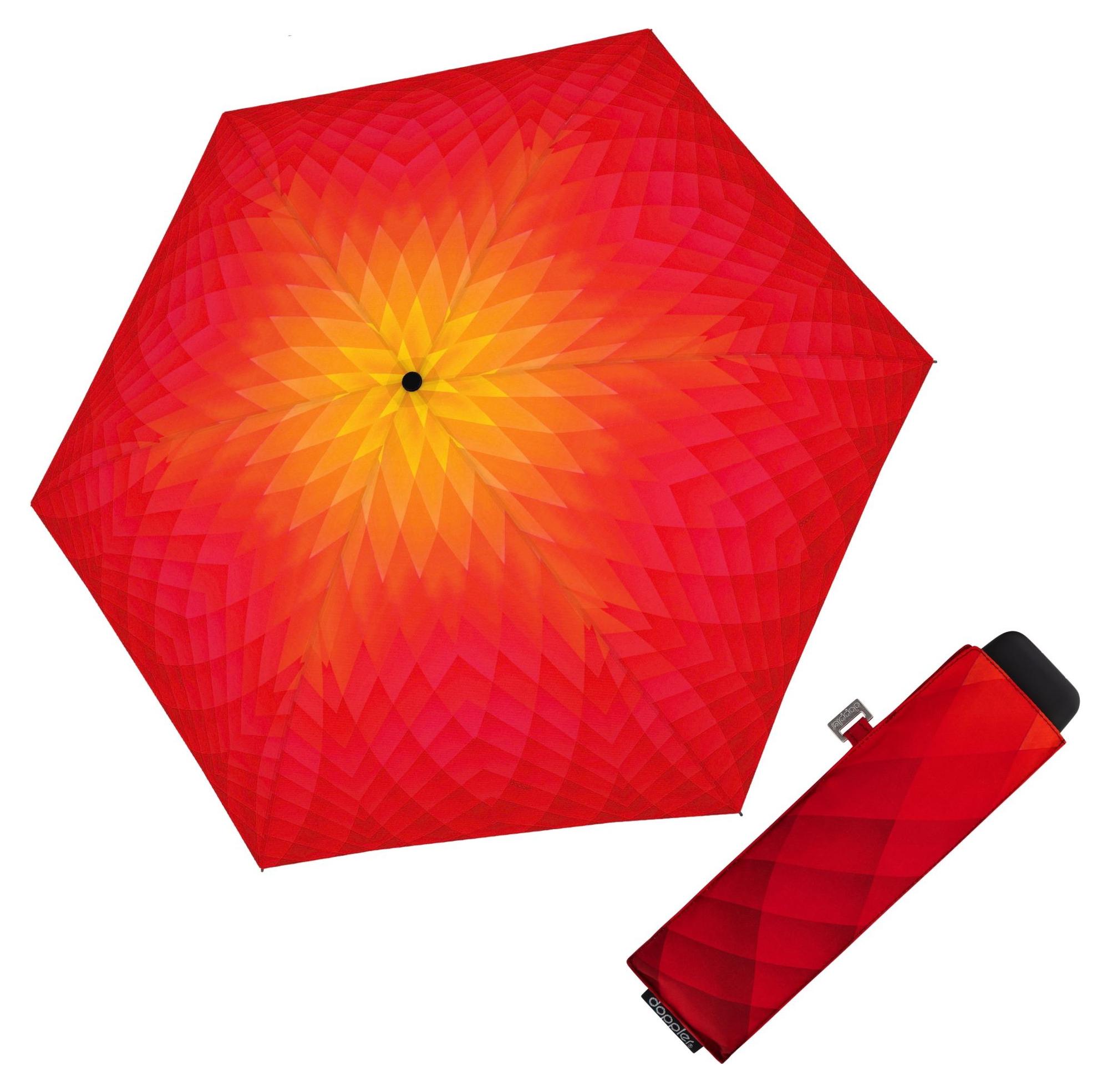 Mini dáždnik Doppler Carbonsteel Mini Slim Fusion Red/Yellow – Obrázok 3