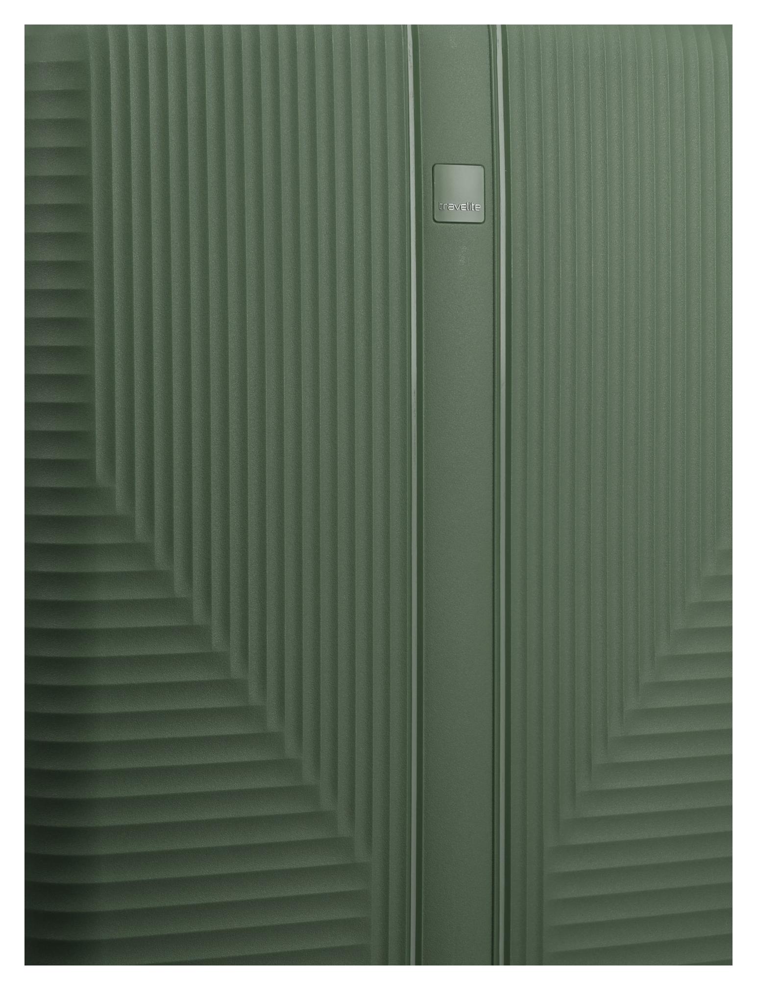 Sada cestovných kufrov Travelite Air Stripe S,M,L Slim Green Sada cestovných kufrov Travelite Air Stripe S,M,L Slim Green