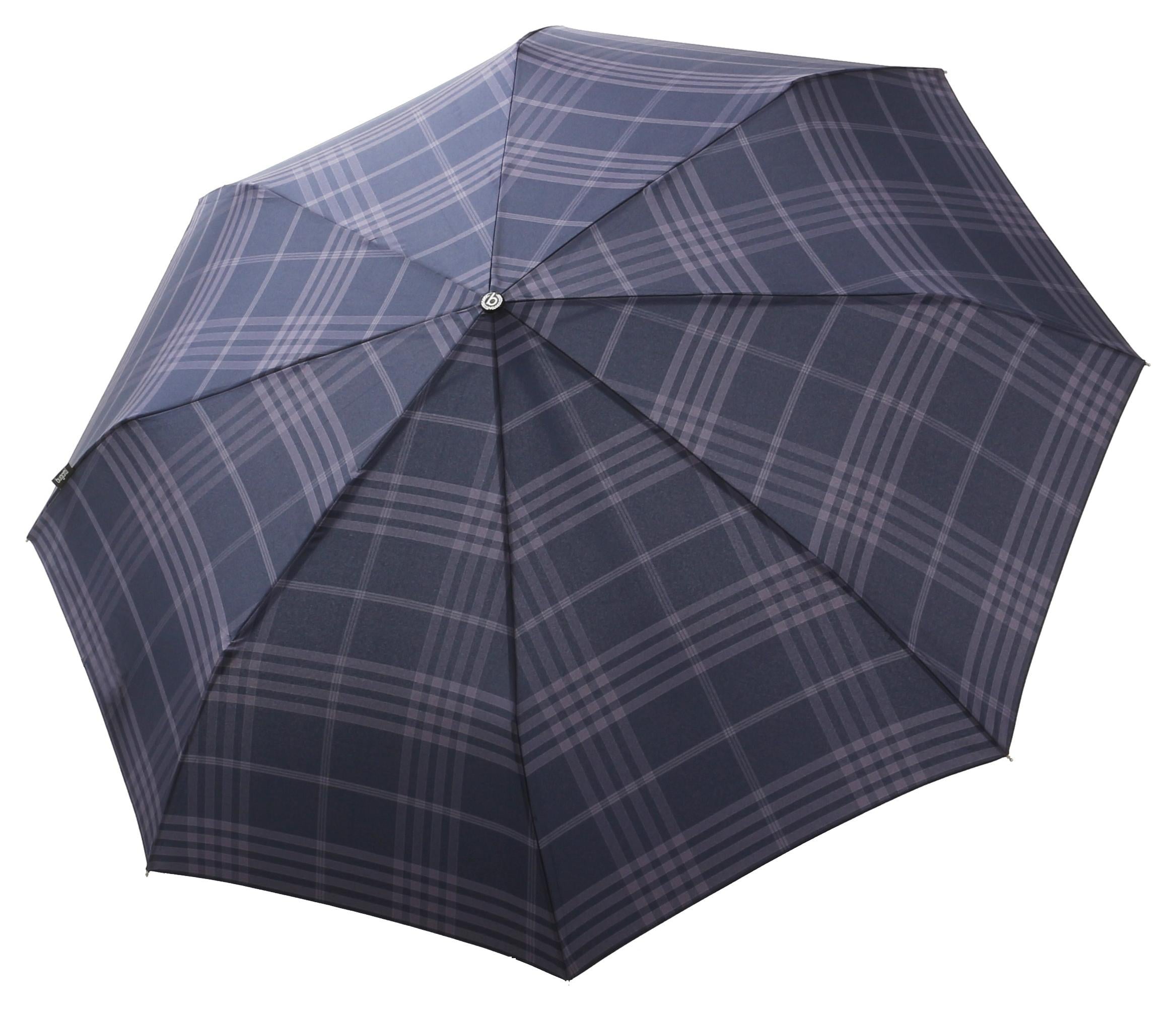 Pánsky dáždnik Bugatti Gran Turismo Blue Plaid