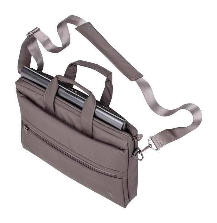 Pánska taška na notebook Riva Case Tiergarten 8630 Black – Obrázok 6