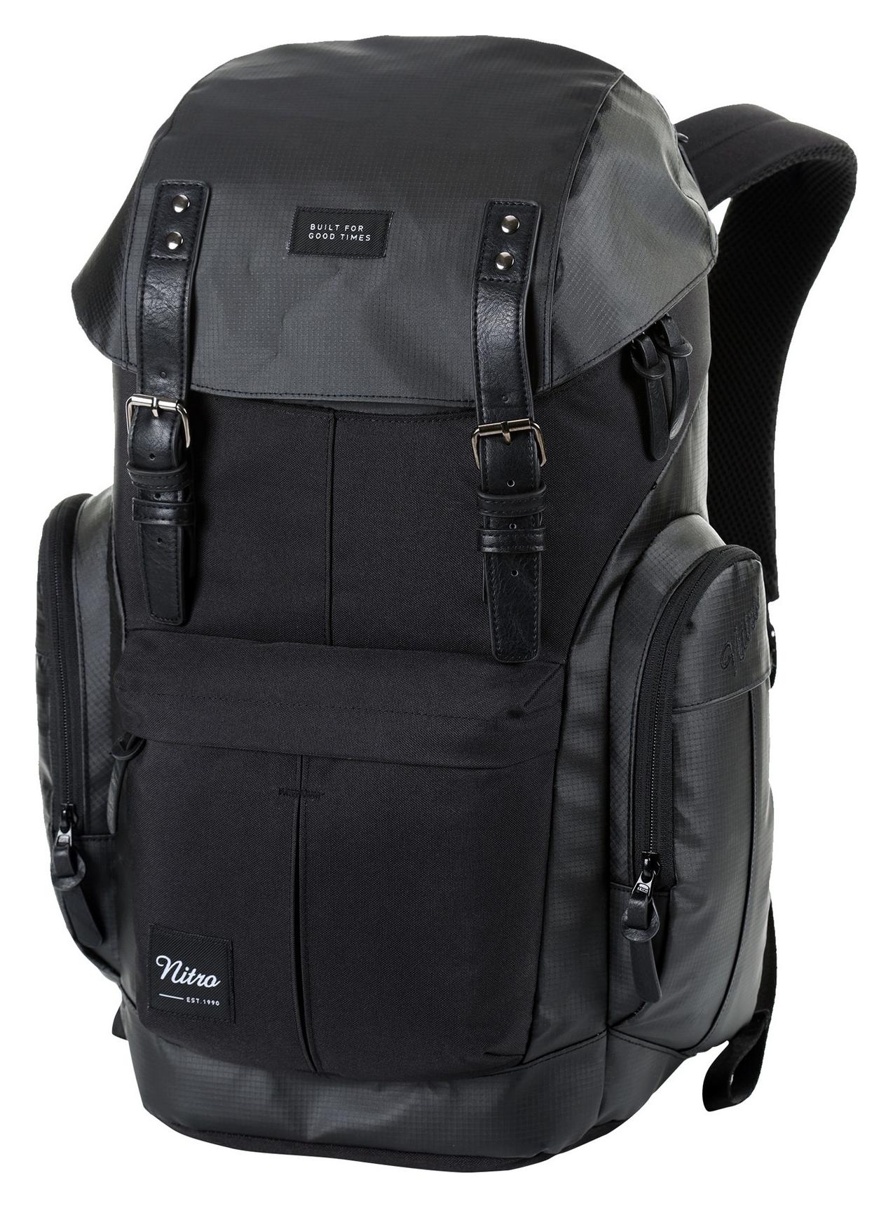 Študentský ruksak Nitro Daypacker Tough Black
