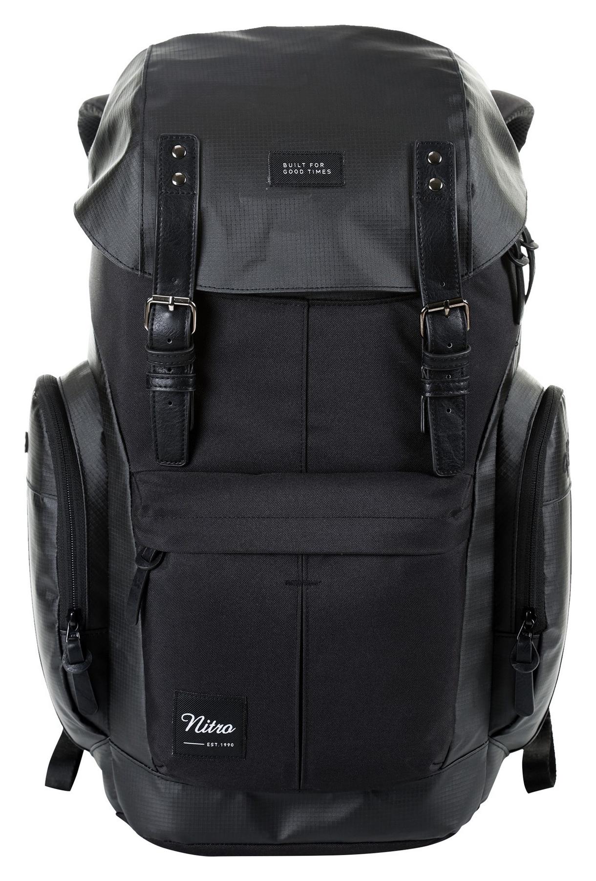 Študentský ruksak Nitro Daypacker Tough Black – Obrázok 2