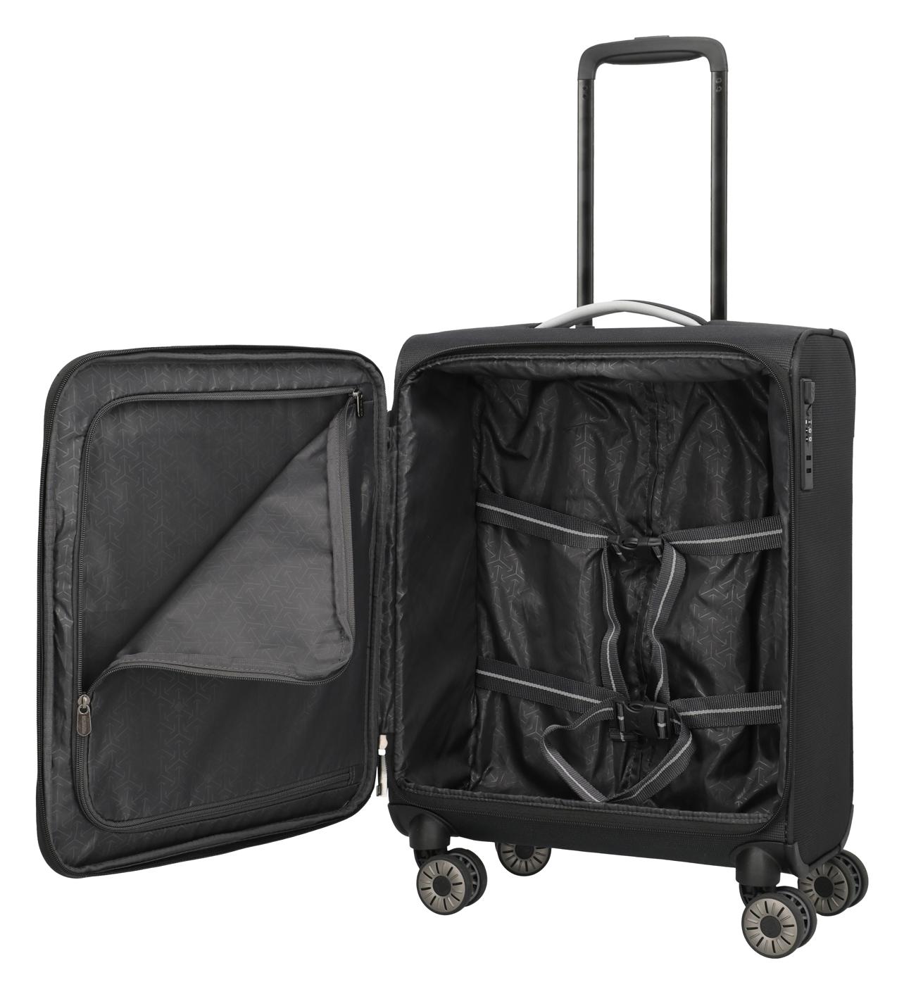 Malý textilný kufor Travelite Jetpack Multi Light 4 Cabin Black (obrázok 6)