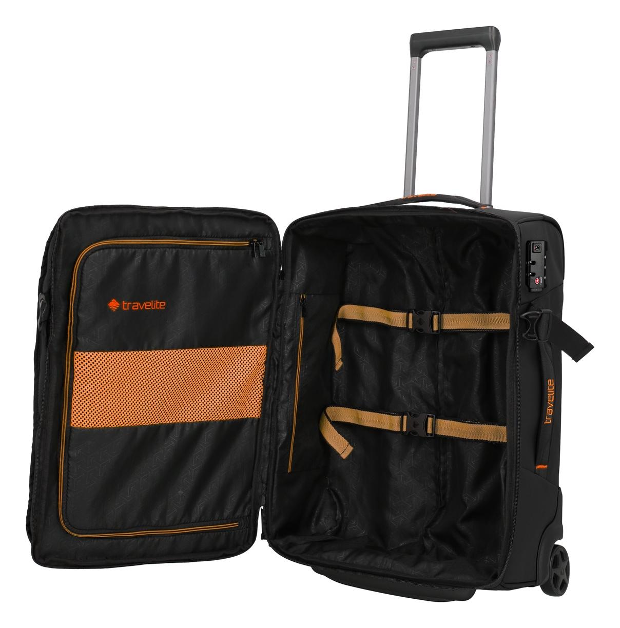 Cestovná taška na kolieskach Travelite Briize Wheeled duffle S Black – Obrázok 6