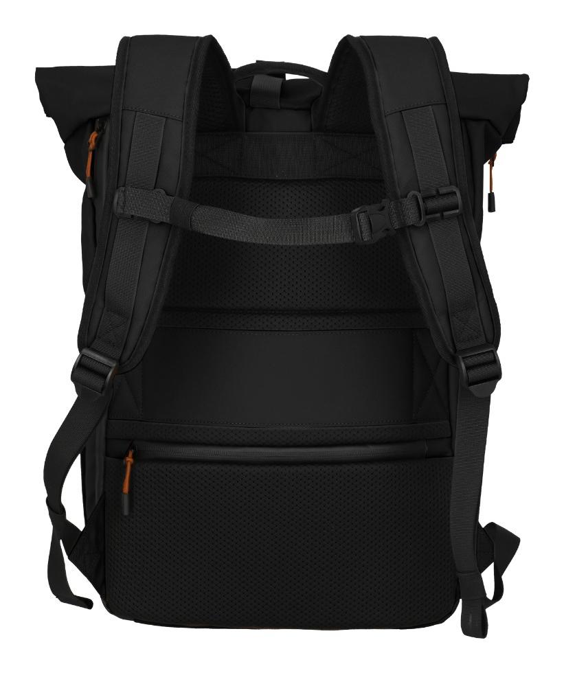 Rolovací ruksak Travelite Briize Backpack M Roll-Up Black (obrázok 5)