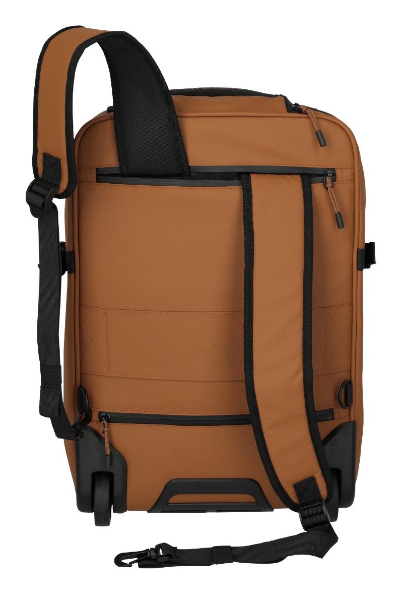 Cestovný batoh na kolieskach Travelite Briize Backpack L Trolley Curry Cestovný batoh na kolieskach Travelite Briize Backpack L Trolley Curry