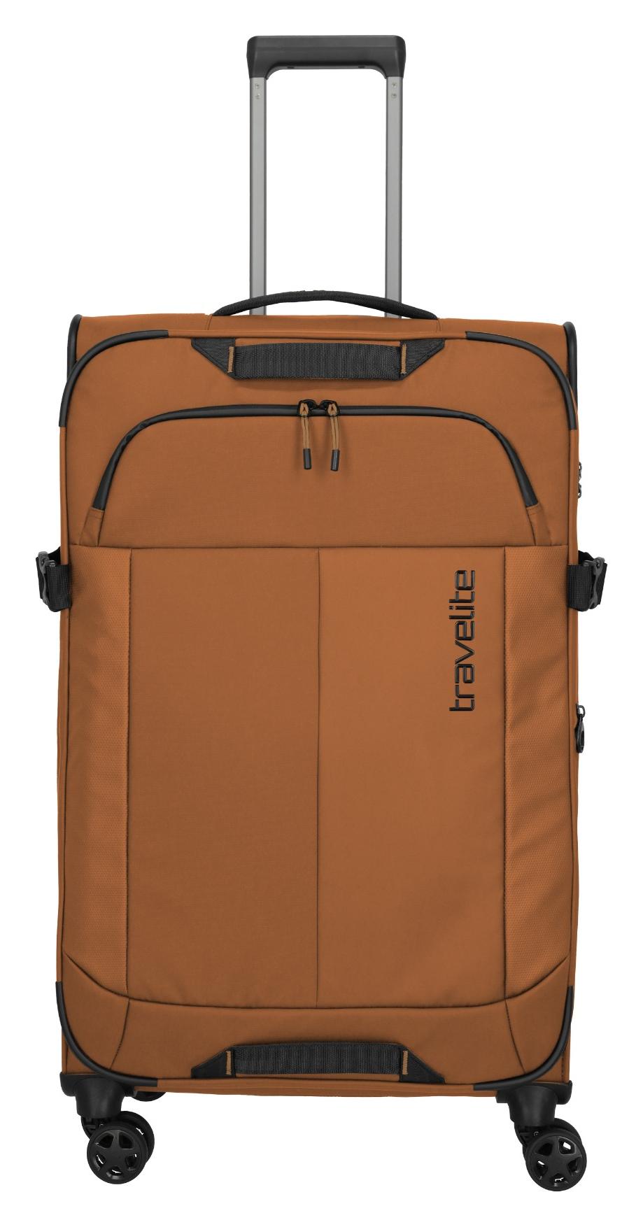Veľký textilný kufor na kolieskach Travelite Briize L Curry