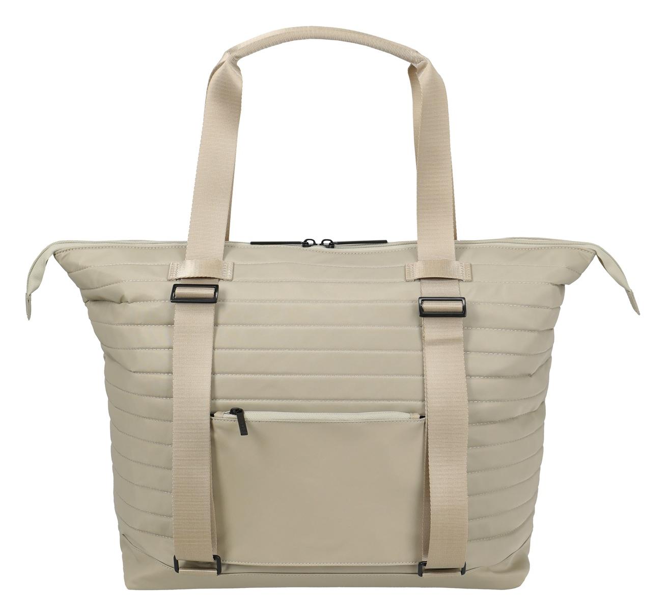 Dámsky batoh a kabelka 2v1 Travelite BARBARA Stepp 2 in 1 Shopper Satin nude – Obrázok 3