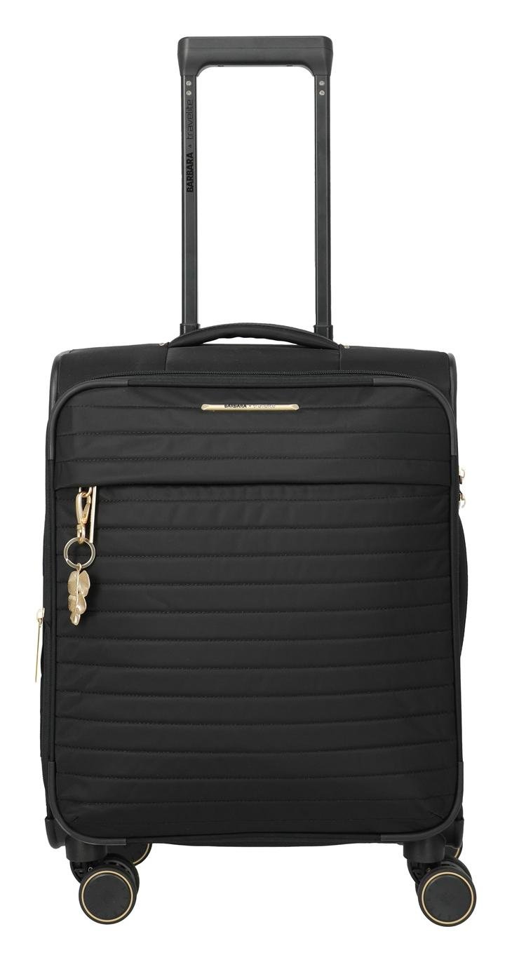 Malý textilný kufor Travelite BARBARA Stepp S Black