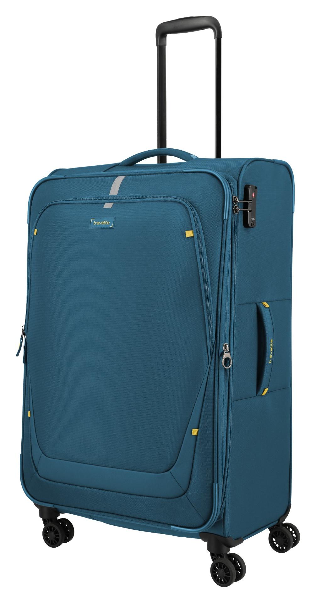 Veľký cestovný kufor Travelite Umbria L Petrol