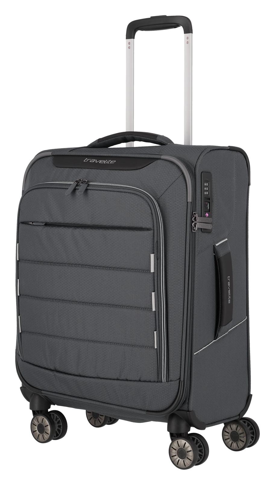 Kufor do lietadla 55x40x20 Travelite Skaii 4w S Anthracite