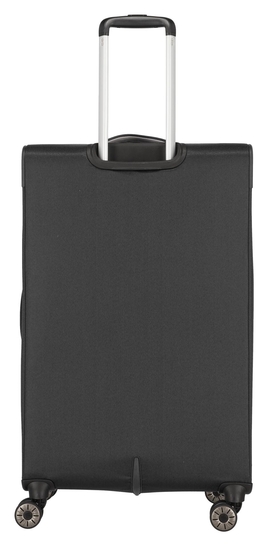 Veľký textilný kufor na kolieskach Travelite Miigo 4w L Black – Obrázok 5