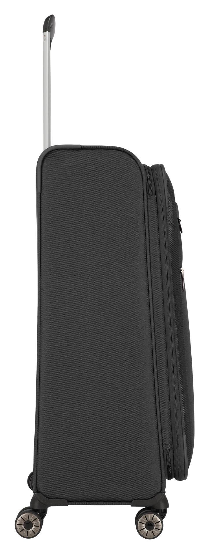 Veľký textilný kufor na kolieskach Travelite Miigo 4w L Black – Obrázok 6