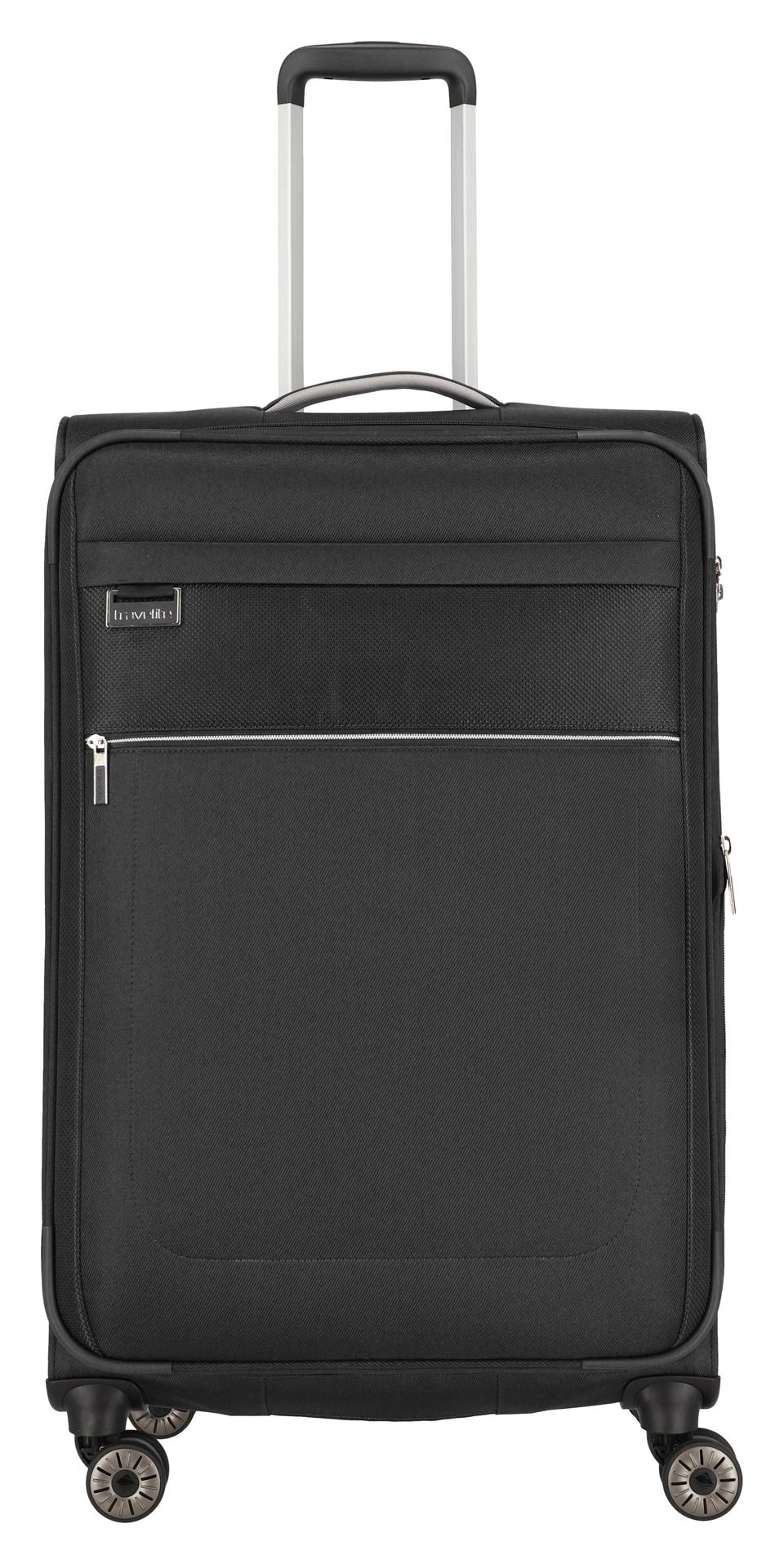 Veľký textilný kufor na kolieskach Travelite Miigo 4w L Black – Obrázok 3