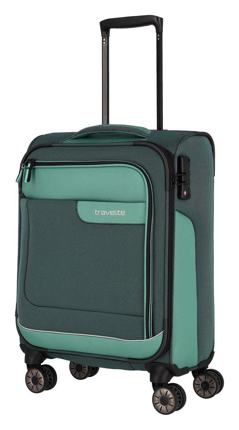 Kufor do lietadla 55x40x20 Travelite Viia 4w S Green