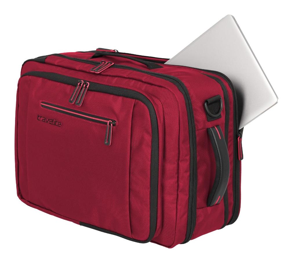 Cestovný ruksak Travelite Crosslite 5.0 Board bag/Backpack L Red – Obrázok 5