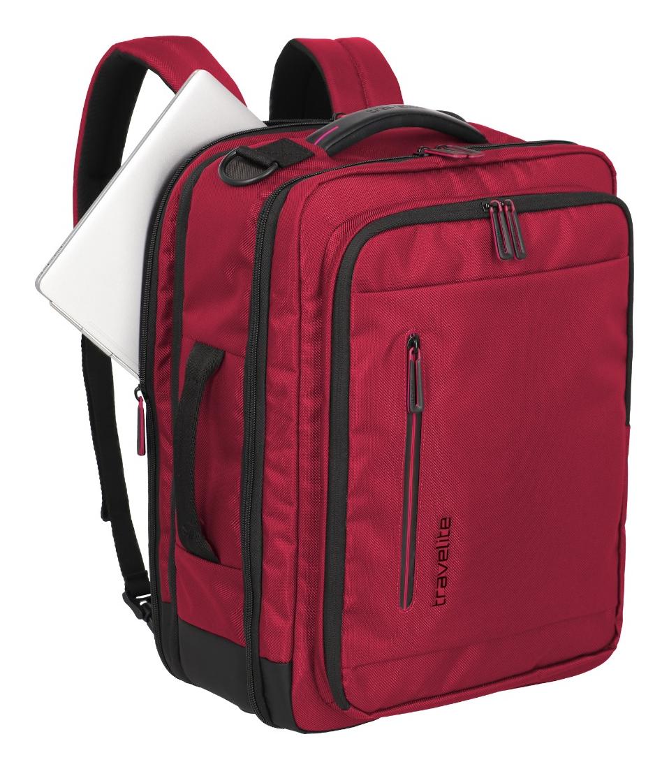Cestovný ruksak Travelite Crosslite 5.0 Board bag/Backpack L Red – Obrázok 6