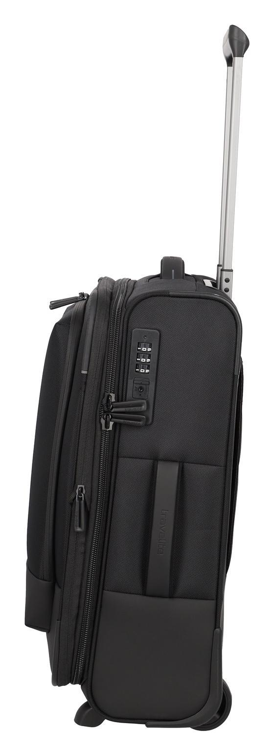 Kufor do lietadla 55x40x20 Travelite Crosslite 5.0 2w S exp. Black – Obrázok 3