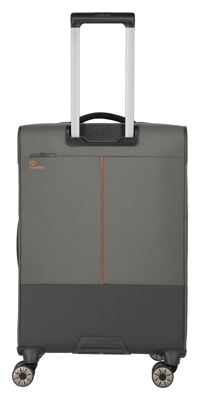 Stredný textilný kufor na kolieskach Travelite Crosslite 5.0 M Dark Olive – Obrázok 4