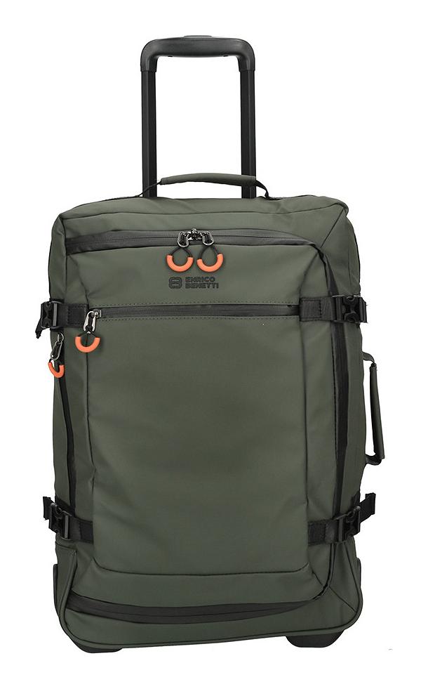 Cestovná taška na kolieskach Enrico Benetti Stockholm 95004 Olive