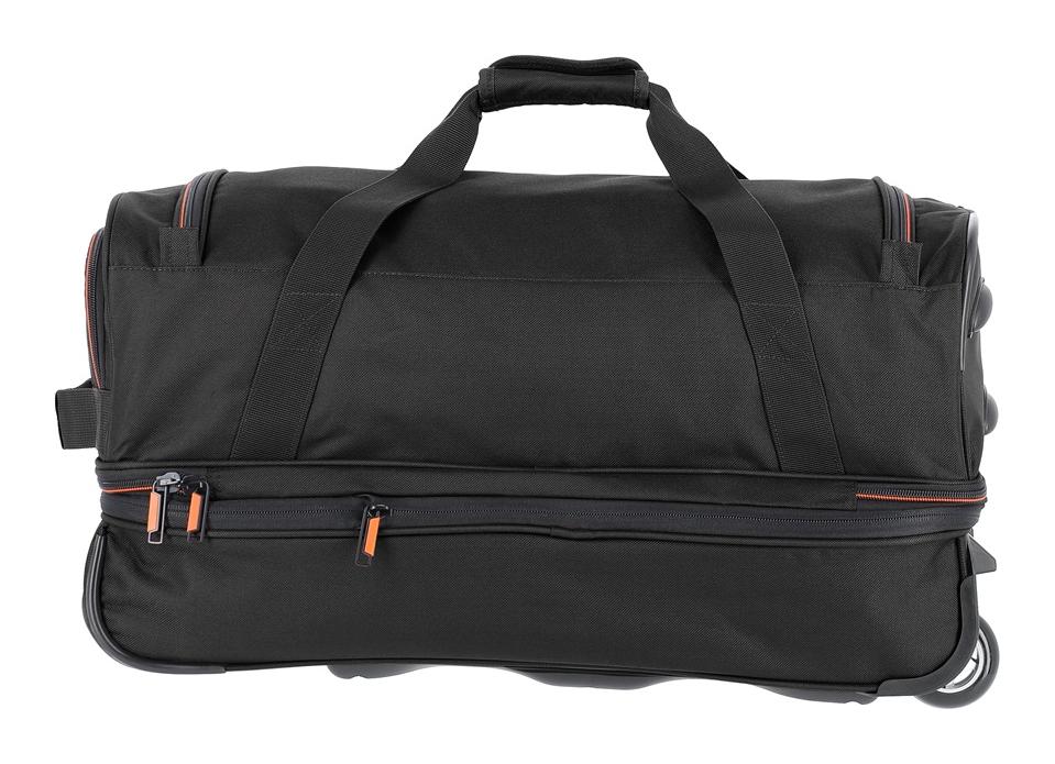 Cestovná taška na kolieskach Travelite Basics Wheeled duffle S Black/orange – Obrázok 4
