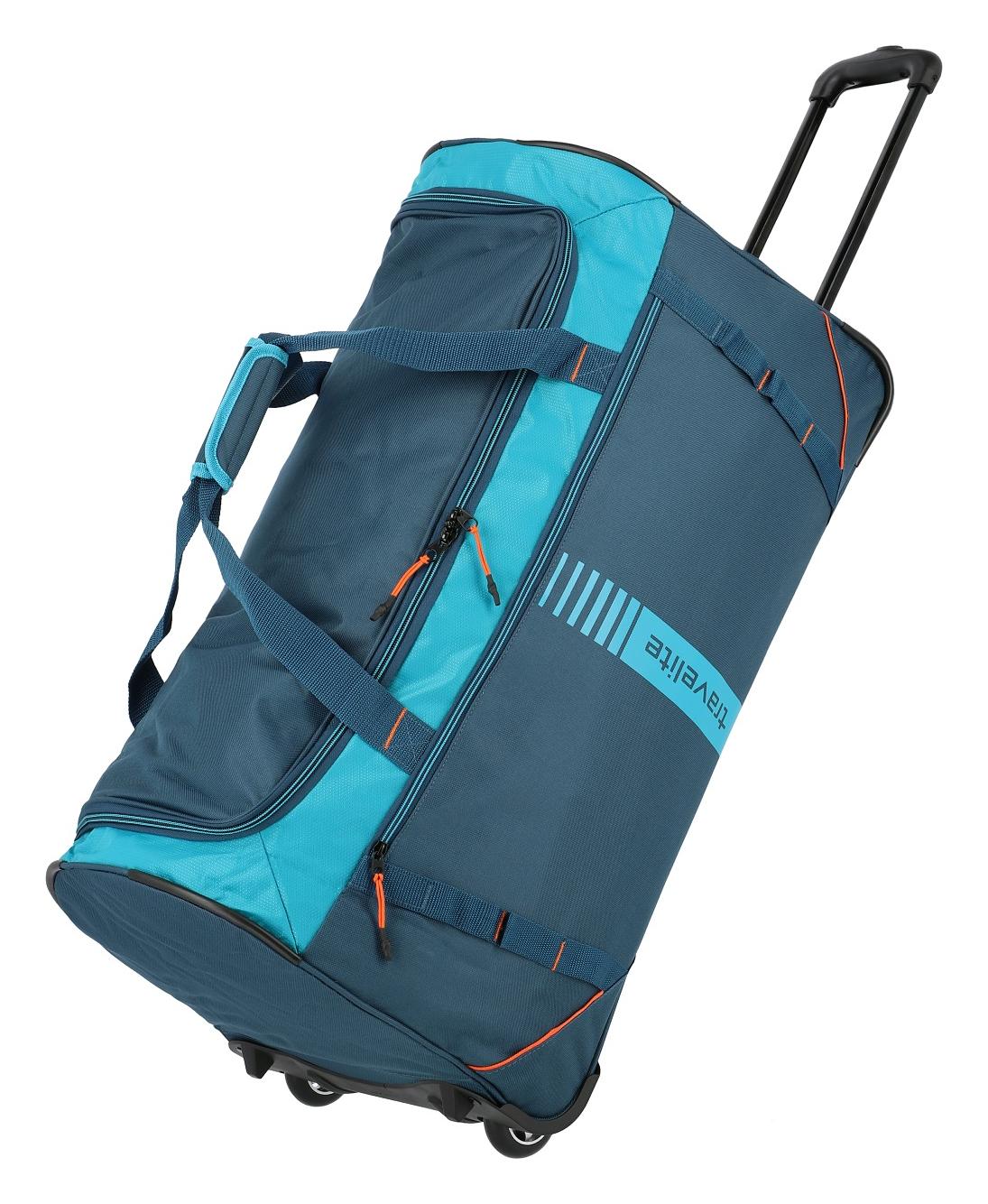 Cestovná taška na kolieskach Travelite Basic Active trolley travel bag Petrol