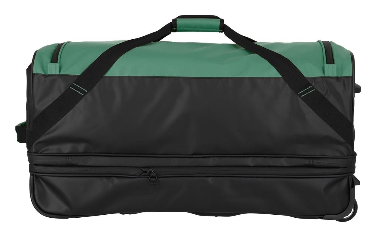 Cestovná taška na kolieskach Travelite Basics Wheeled Duffle exp. Black/green – Obrázok 3