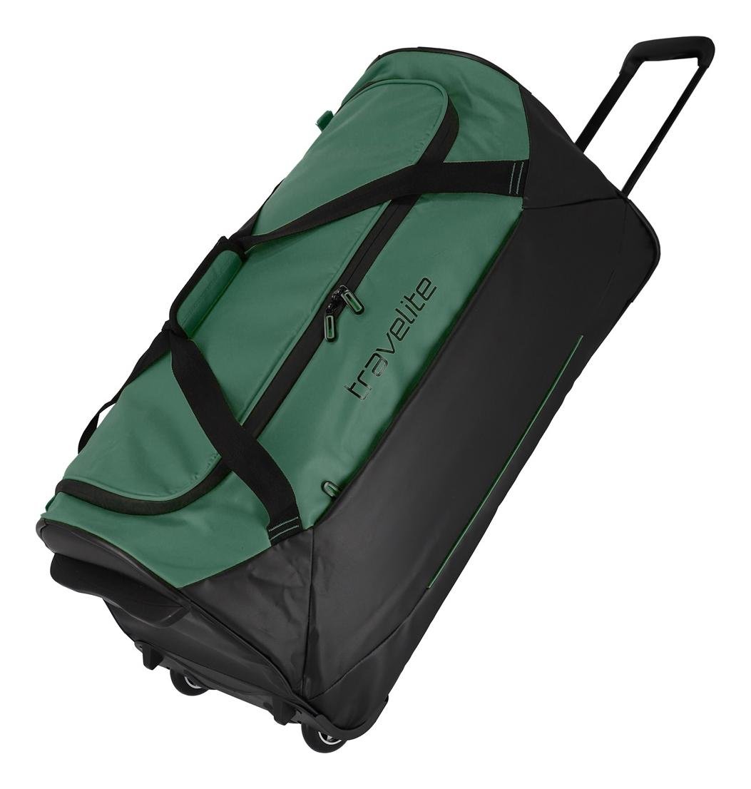 Cestovná taška na kolieskach Travelite Basics Trolley Travel Bag Black/green