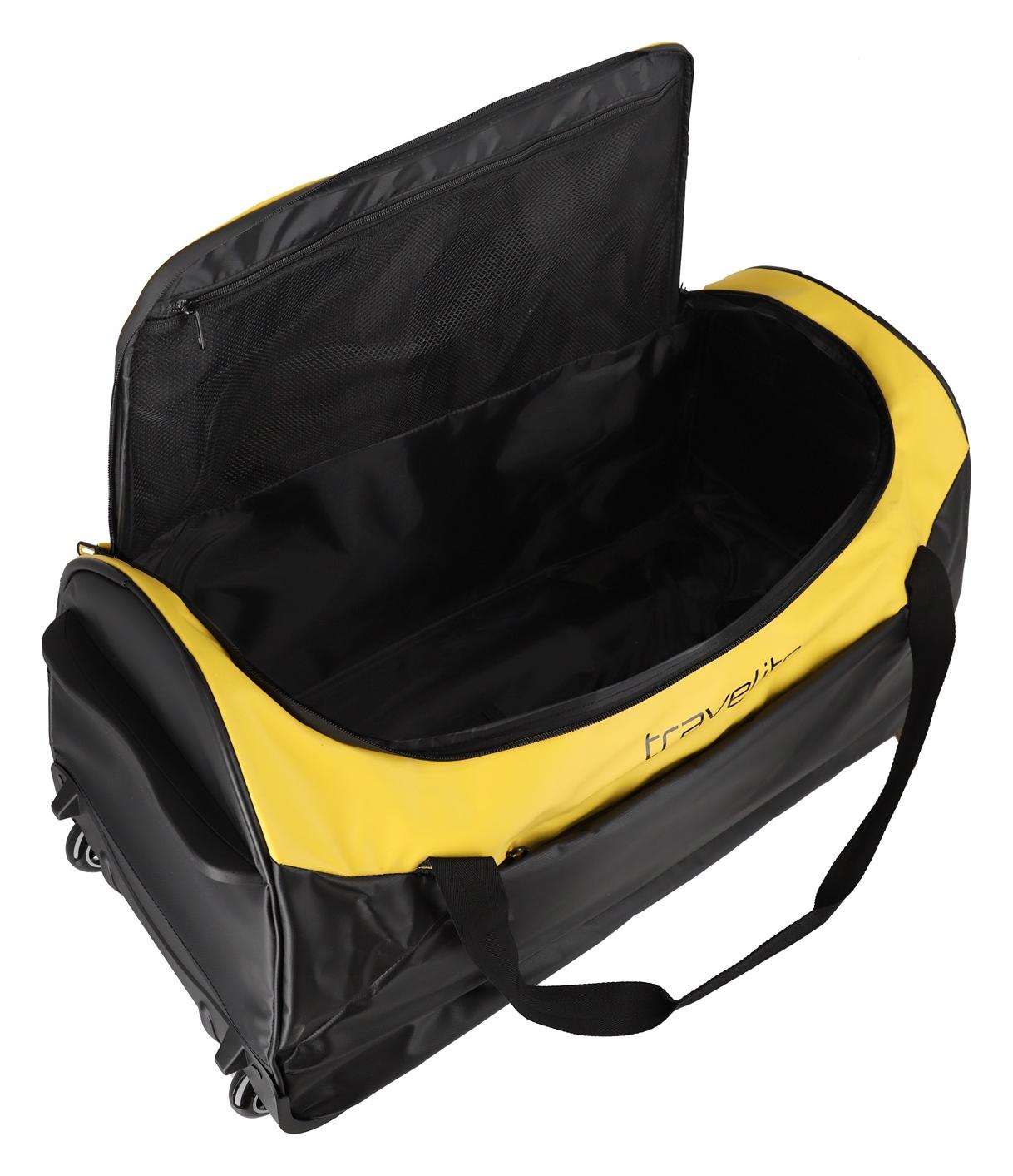 Cestovná taška na kolieskach Travelite Basics Trolley Travel Bag Black/yellow – Obrázok 5