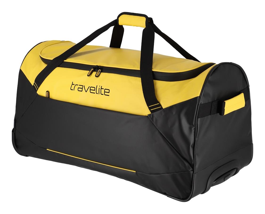 Cestovná taška na kolieskach Travelite Basics Trolley Travel Bag Black/yellow – Obrázok 3