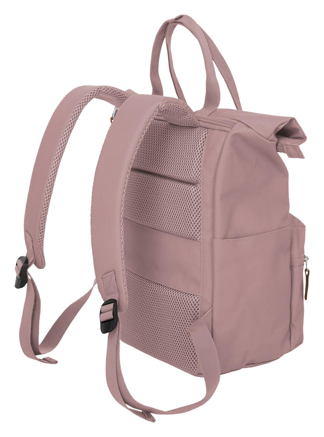 Roll-top batoh Travelite Basics Short Handle Roll-up Smoky rose – Obrázok 5