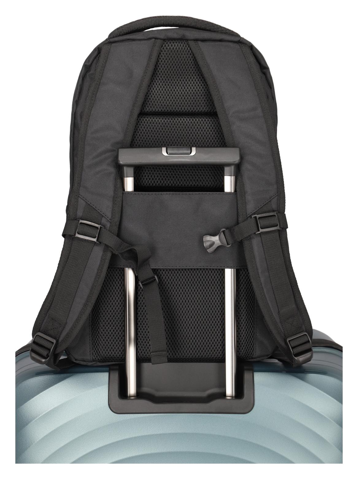 Batoh na notebook Travelite Basics Backpack Black – Obrázok 6