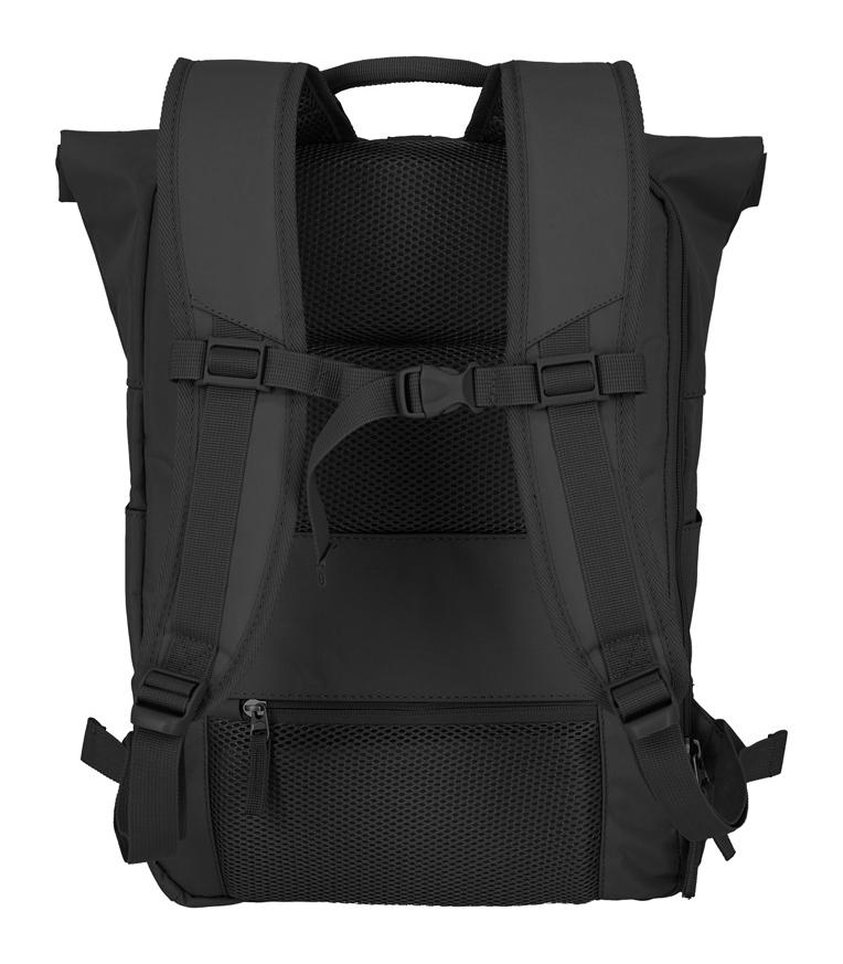 Roll top batoh Travelite Basics Roll-up Backpack Black (obrázok 3)