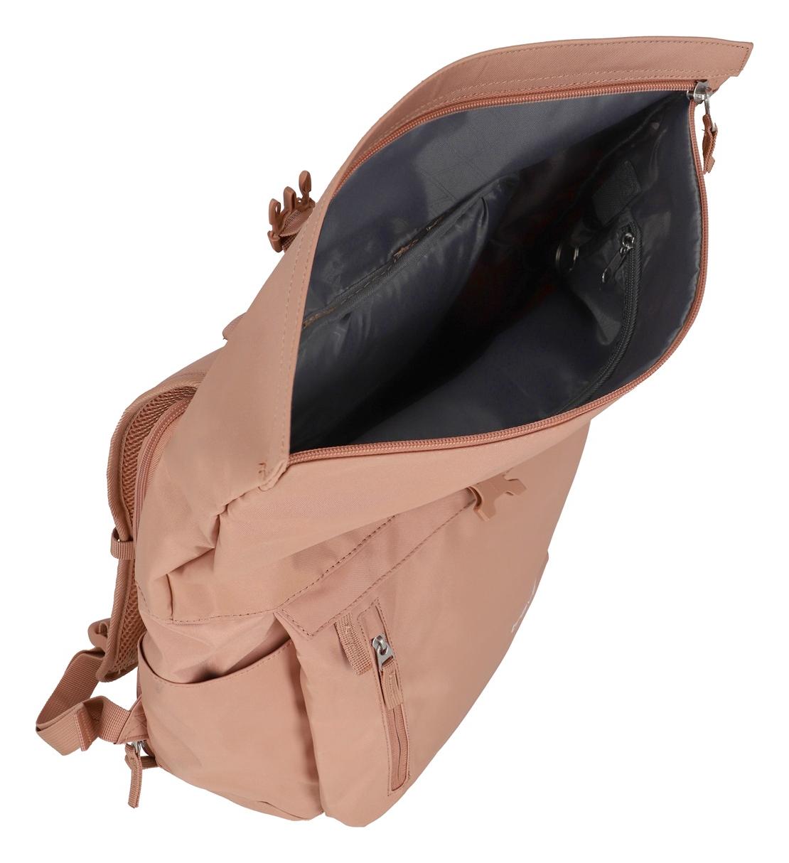 Dámsky ruksak na notebook Travelite Basics Rollup Backpack Rose – Obrázok 4