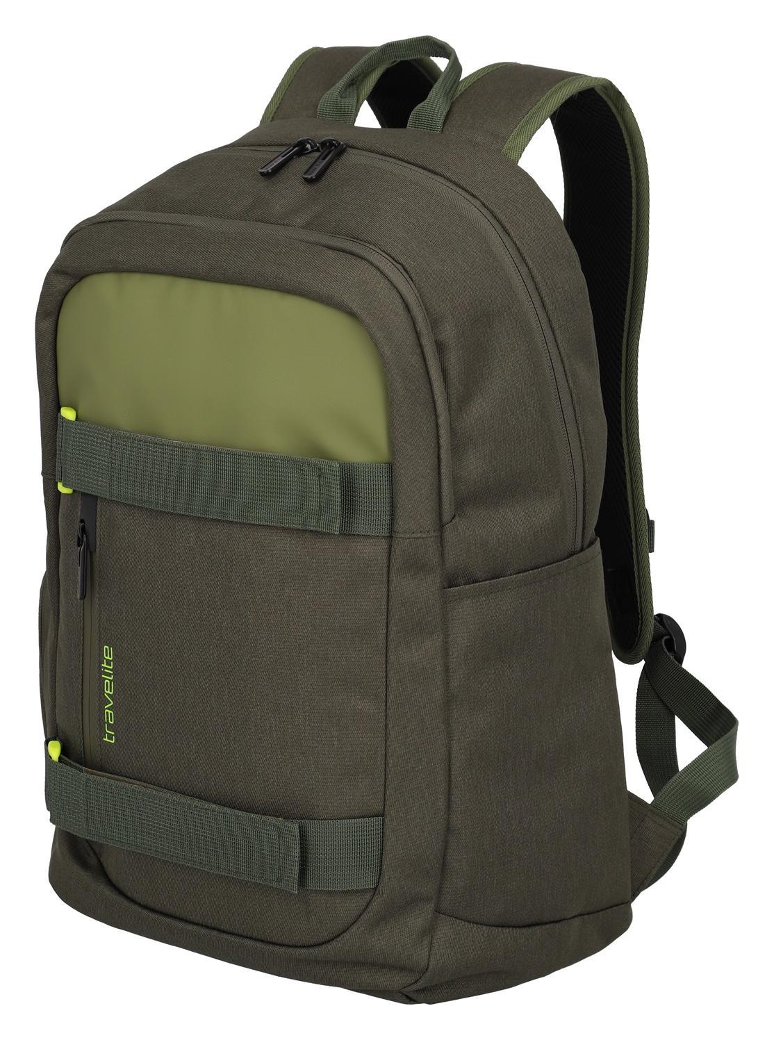 Batoh na notebook Travelite Pathway Backpack Strap Olive – Obrázok 2