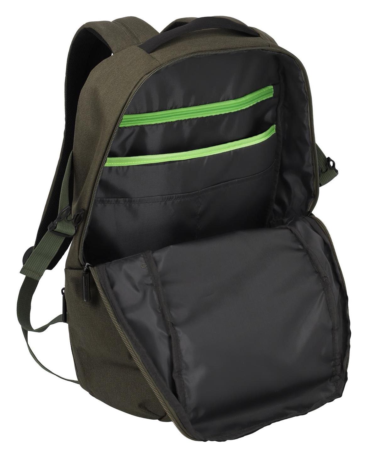 Batoh na notebook Travelite Pathway Backpack Allround Olive – Obrázok 5