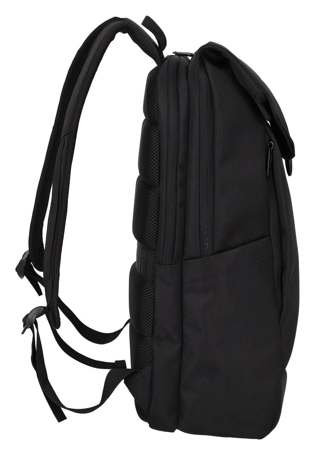 Batoh na notebook Travelite Pathway Backpack Fold Black – Obrázok 5