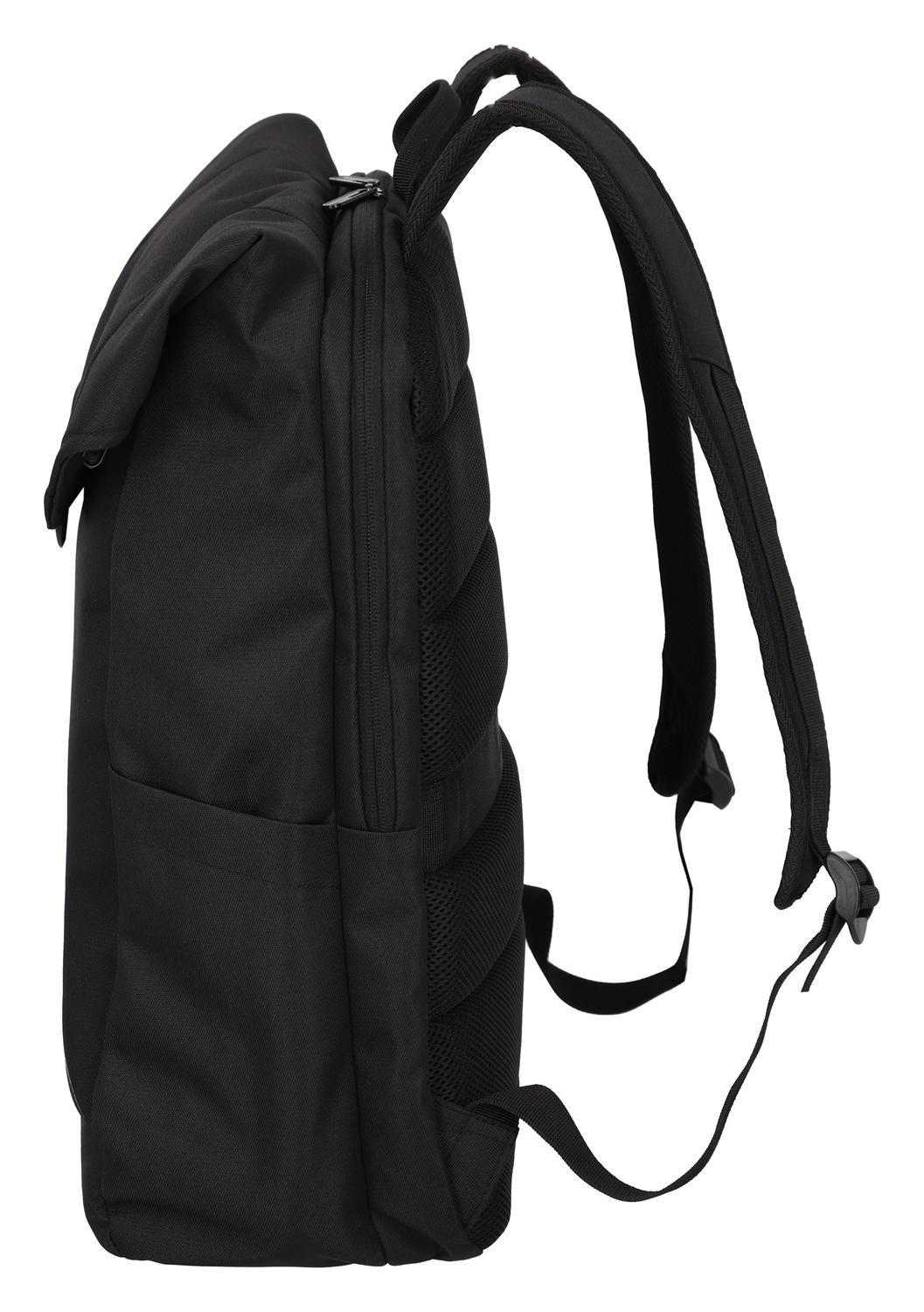 Batoh na notebook Travelite Pathway Backpack Fold Black – Obrázok 3