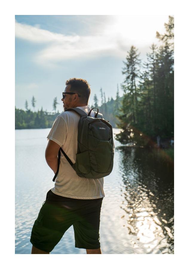 Mestský batoh Husky Nery 20l Faded Green – Obrázok 4