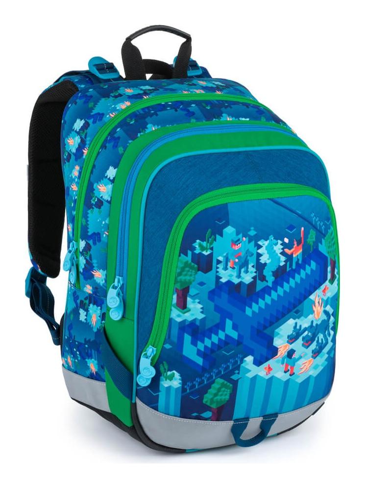 Veľký školský set Bagmaster ALFA 21 B Set L Blue