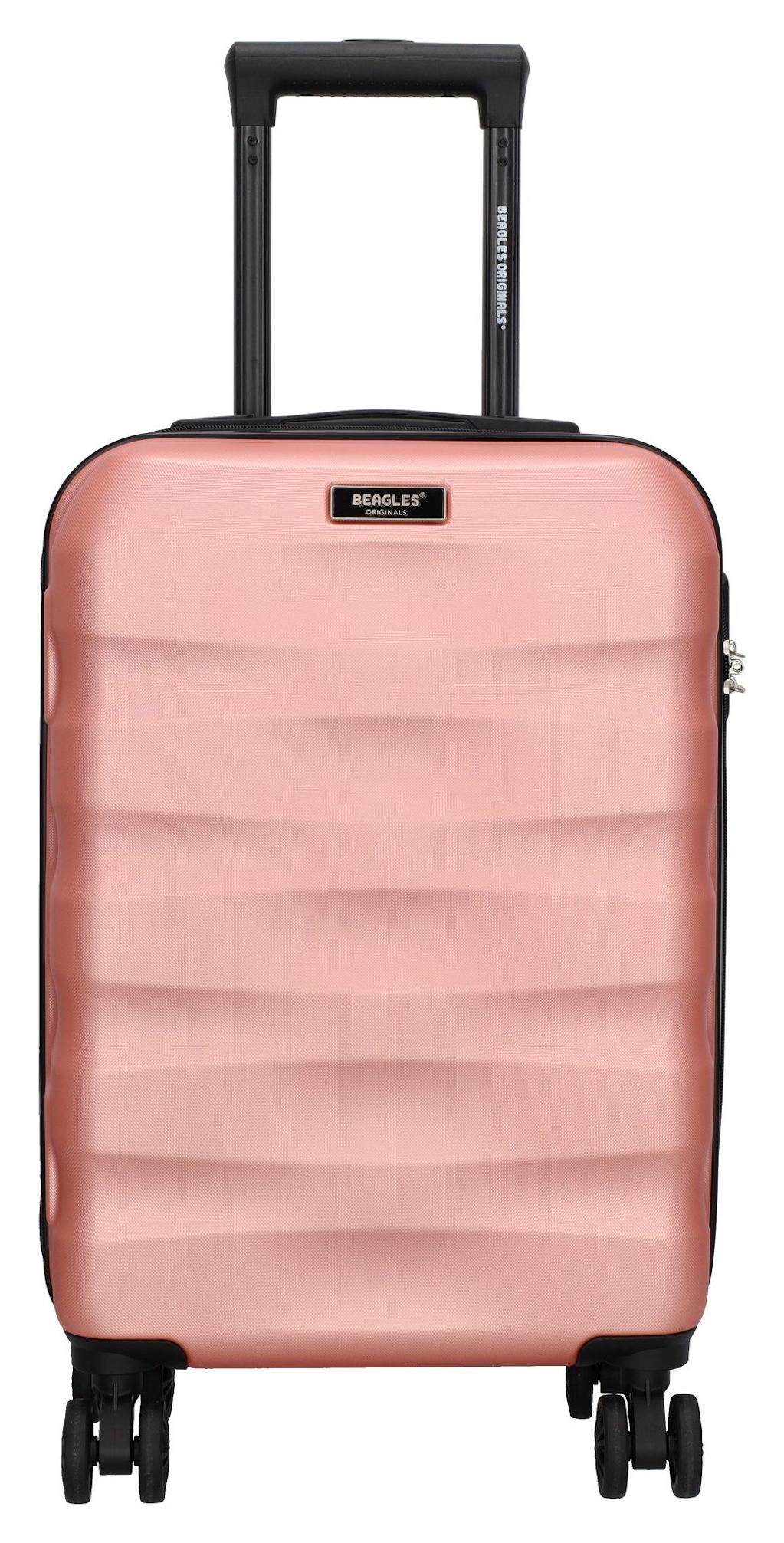 Malý škrupinový kufor Beagles Travel Originals 19214 S Rose Gold