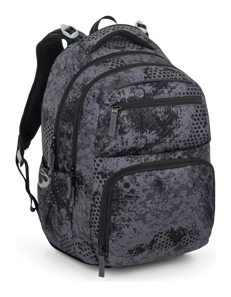 Školská taška Bagmaster ZIPSTER 25 B Grey