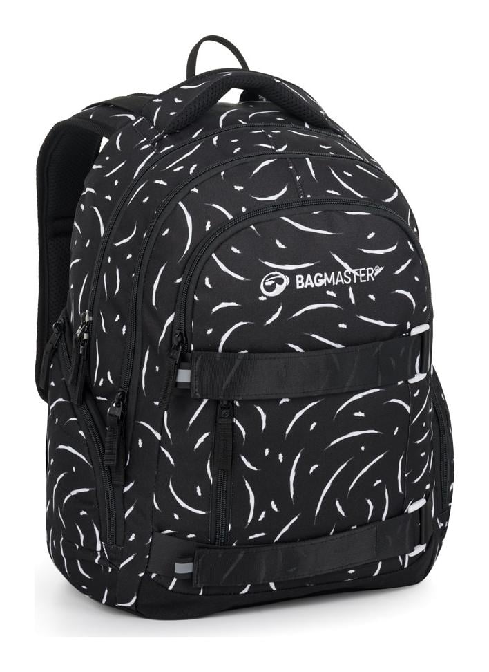 Batoh na notebook Bagmaster NOMAD 25 A Black/white