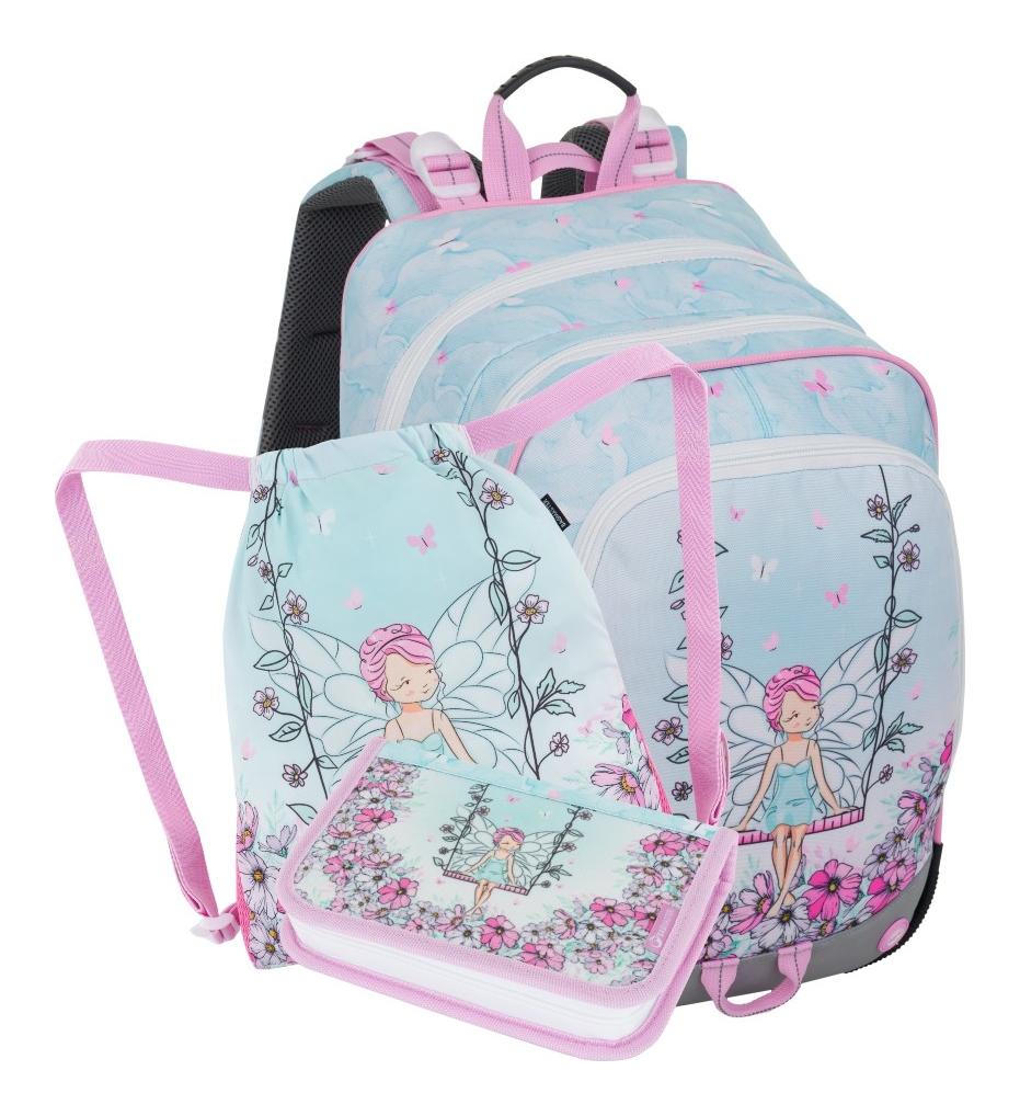 Malý školský set Bagmaster ALFA 25 A Set S Fairy