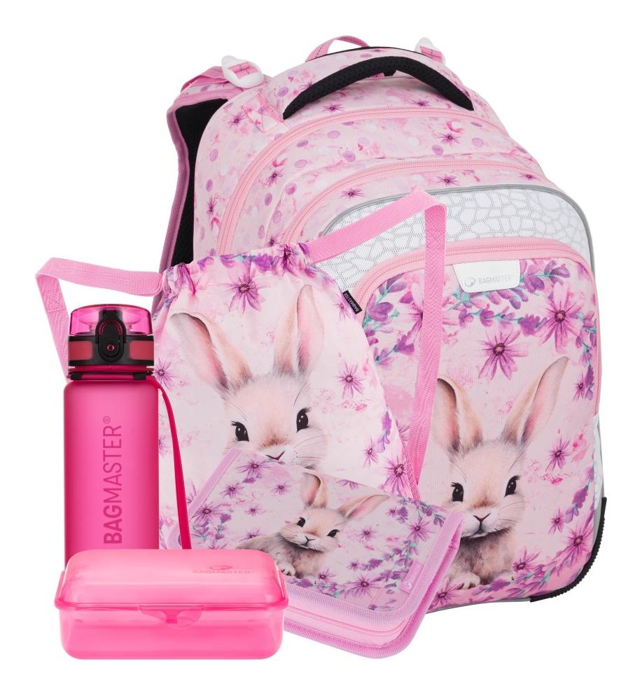 Veľký školský set Bagmaster LUMI 25 A Set L Bunny