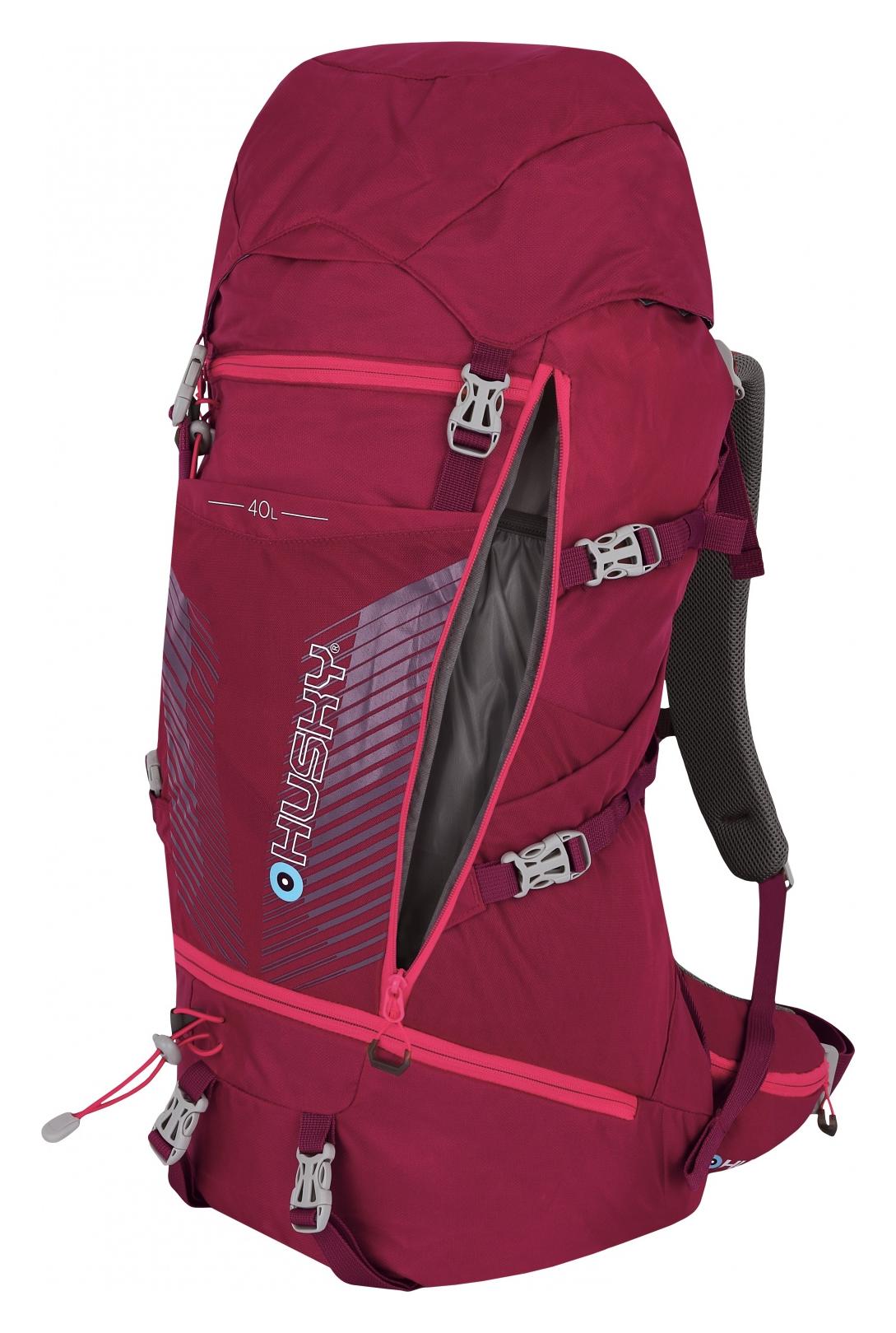 Dámsky turistický batoh Husky Capture 40l Magenta – Obrázok 3