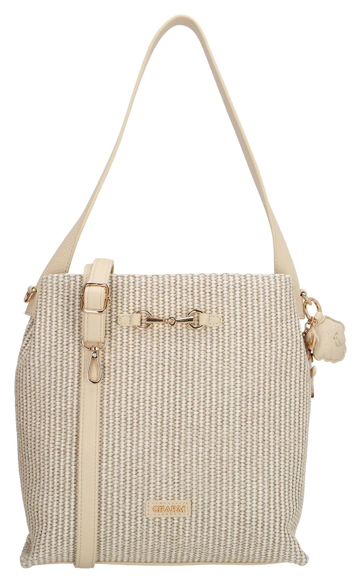 Dámska kabelka Charm London Santorini 25346 Sand